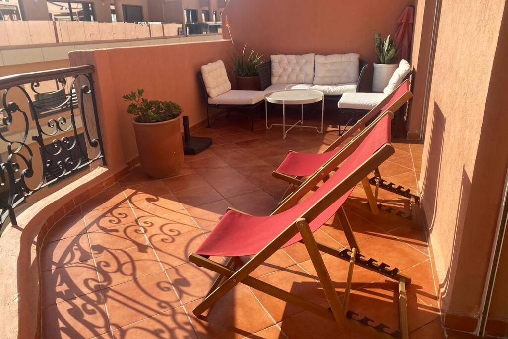 Appartement Sunny Terrace & Comfy Beds In Marrakech à Marrakesh Extérieur photo